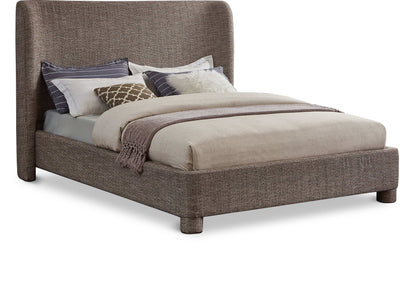 Penny - Polyester Fabric Bed, Full, Beige