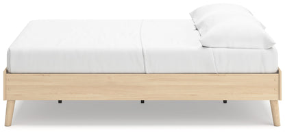 Cabinella - Platform Bed, Full, Beige