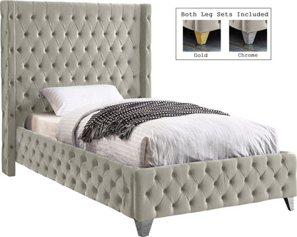Savan - Bed, Queen, Beige
