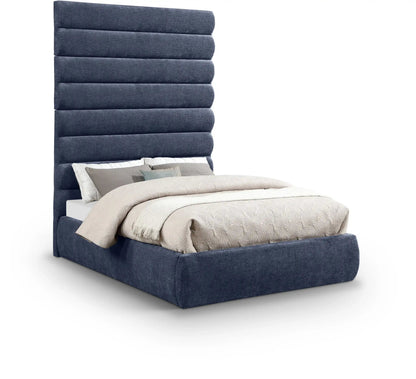 Adam - Chenille Fabric Bed With 89 Headboard