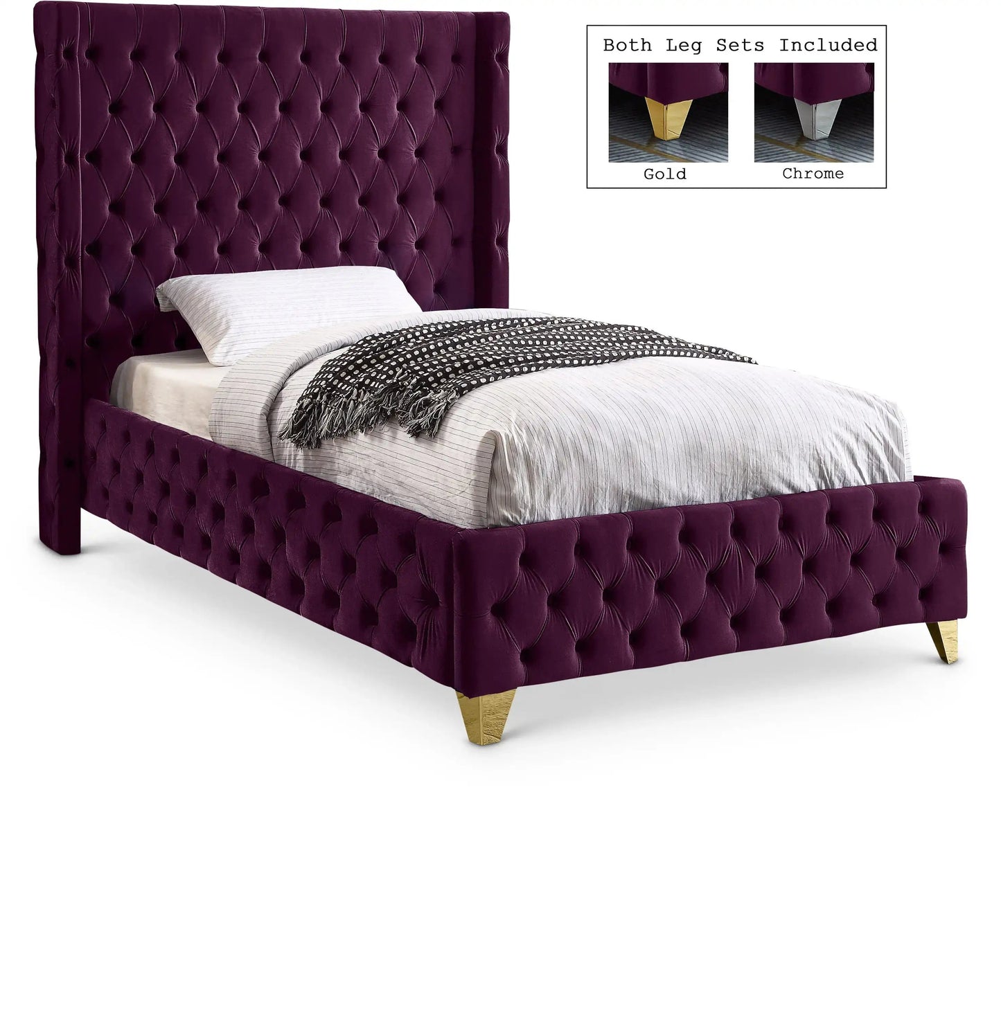 Savan - Bed, Queen, Beige