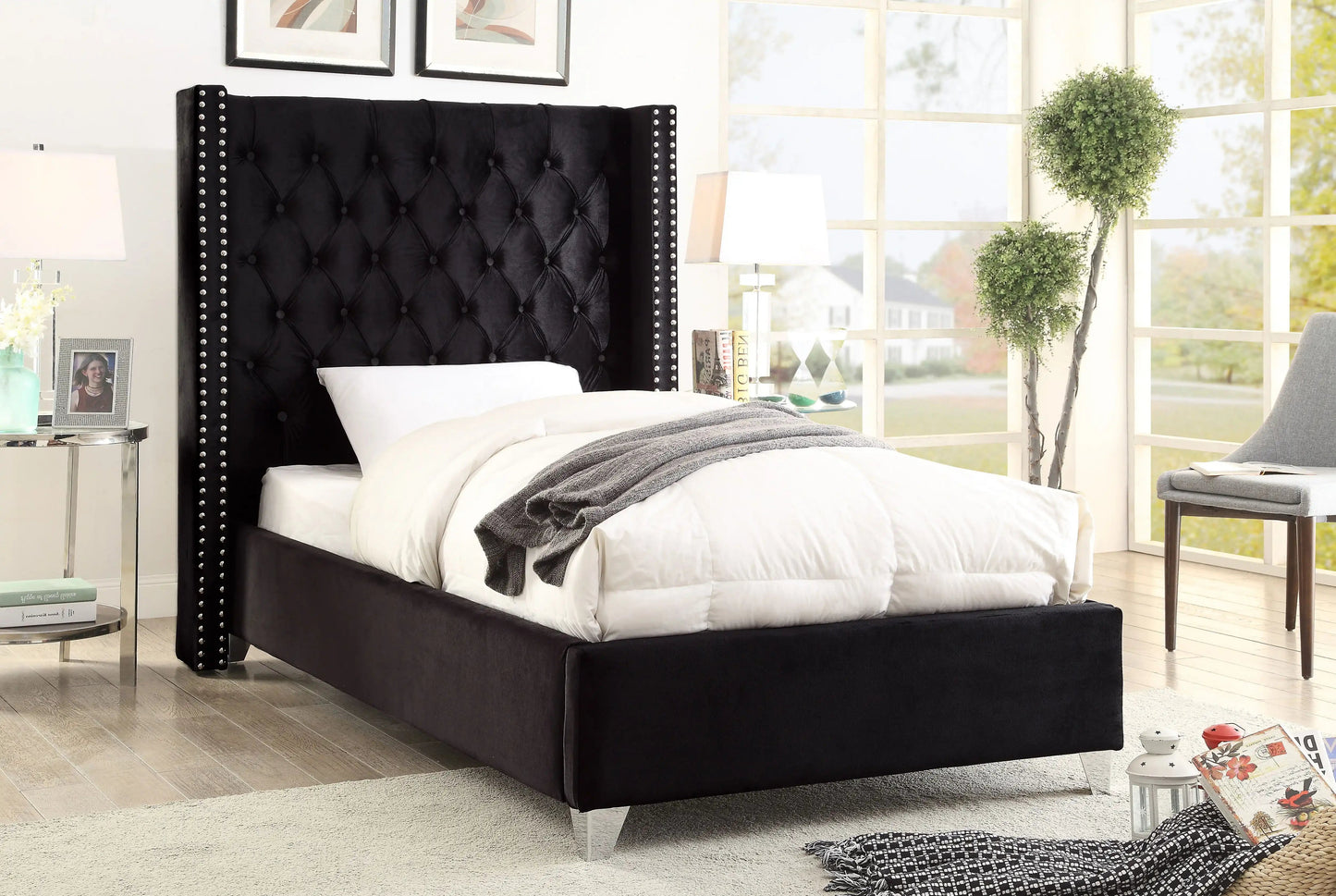 Aiden - Bed, King, Beige