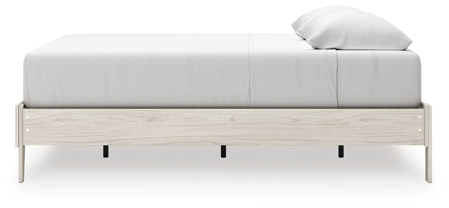Socalle - Platform Bed, Twin, White