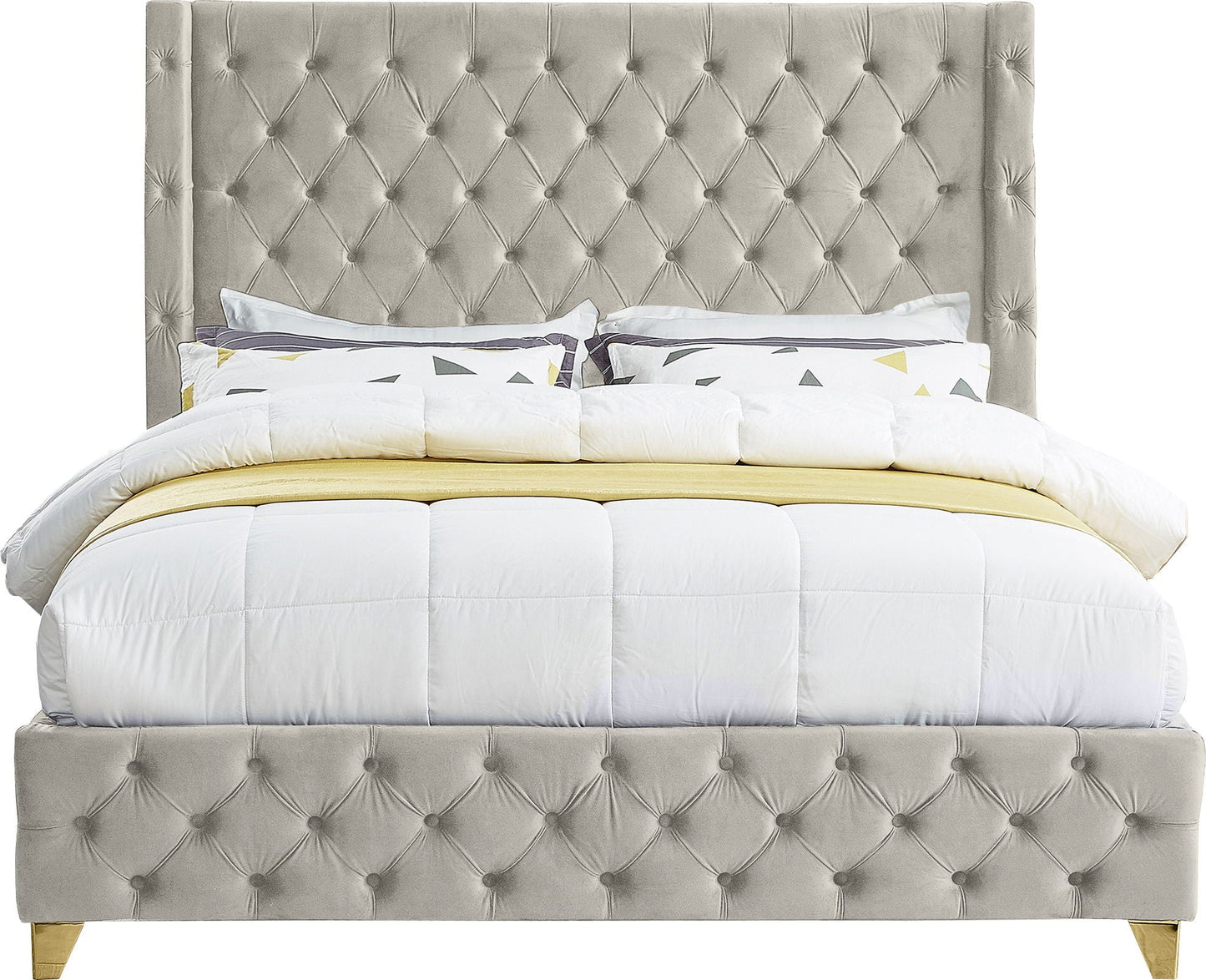 Savan - Bed, Queen, Beige