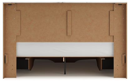 Lawroy - Panel Bed With Storage, Queen, Beige