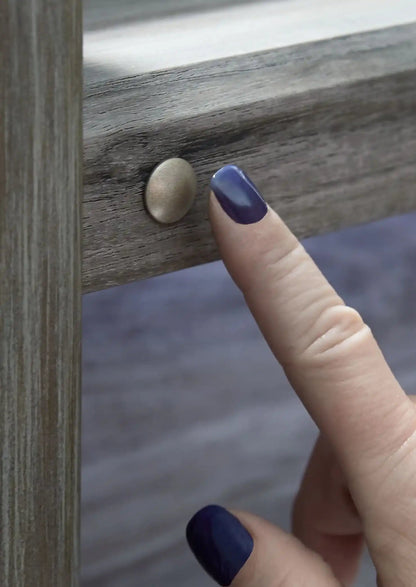 Baystorm - Panel Bed, Twin, Gray