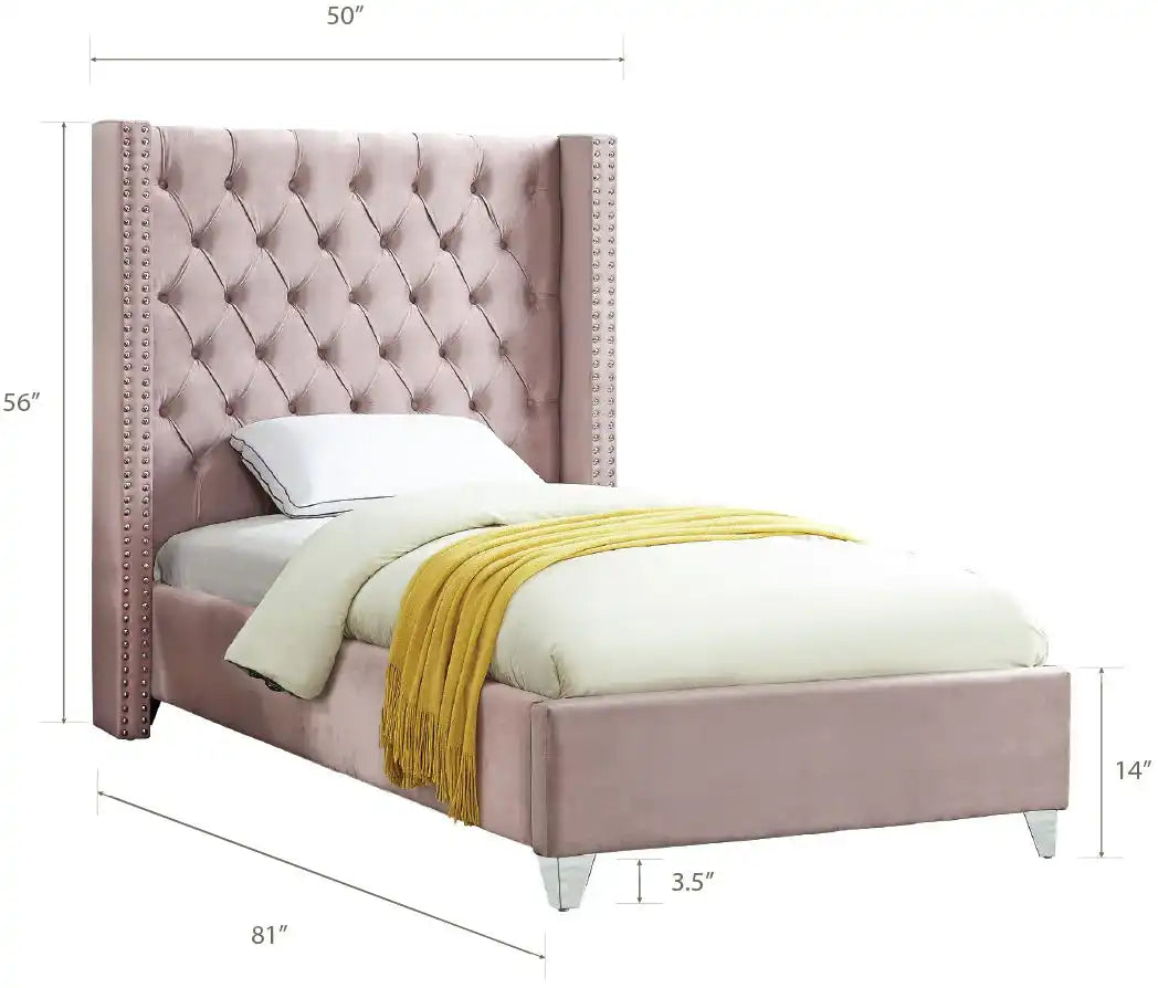 Aiden - Bed, King, Beige