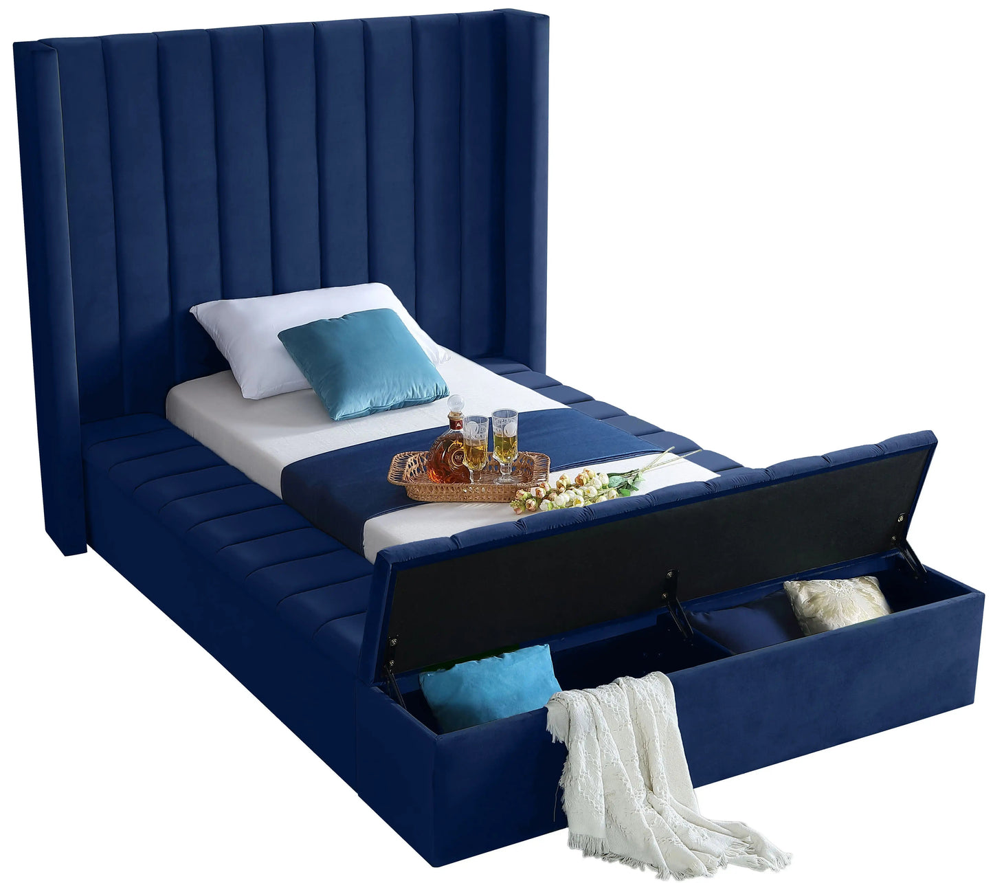 Kiki - Bed, King, Black