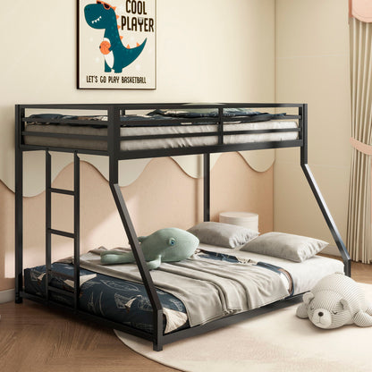 Adam - Bunk Bed, Twin over Full, Black