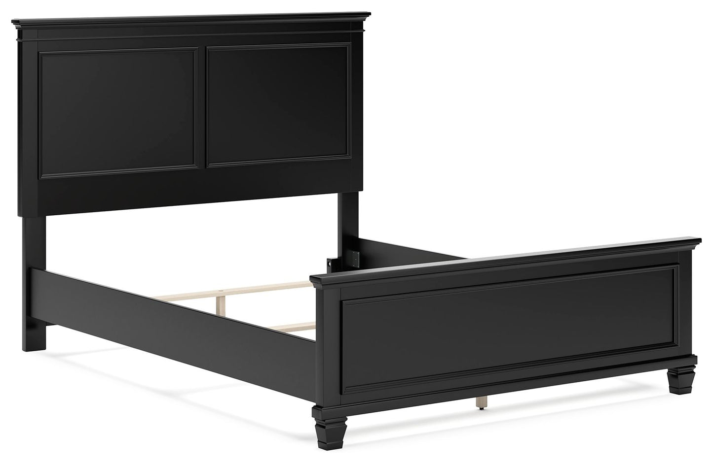 Lanolee - Panel Bed, Queen, Black
