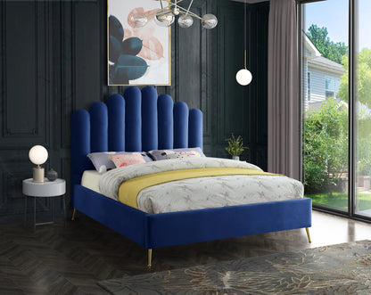 Lily - Bed, King, Blue