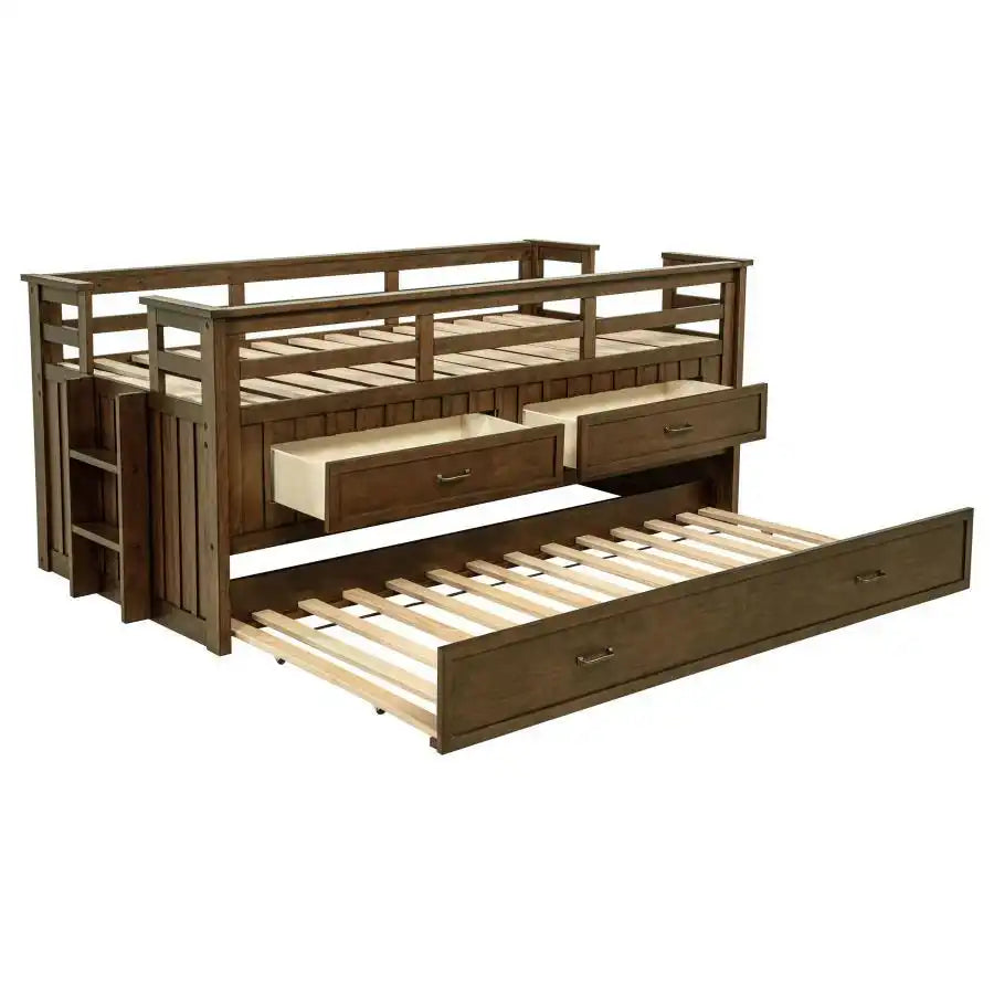 Carlsbad - Wood Captains Bed With Trundle