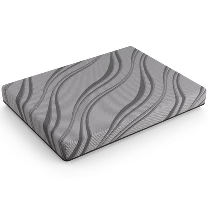 Bib Nl - 8 Pro Gel Foam Firm Mattress, Twin Long, Dark Gray