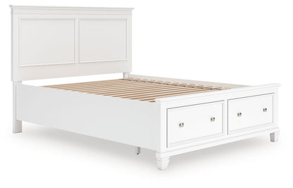 Fortman - Panel Bed, Full, White