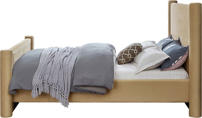 Elias - Velvet Bed, Full, Black