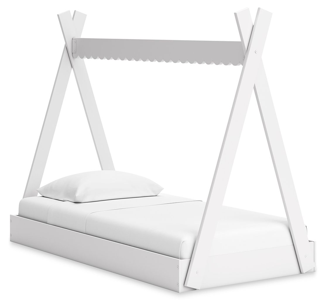 Hallityn - Tent Complete Bed Set, White