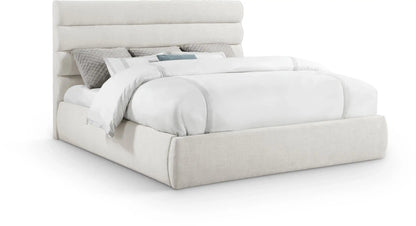 Adam - Linen Fabric Bed With 52 Headboard