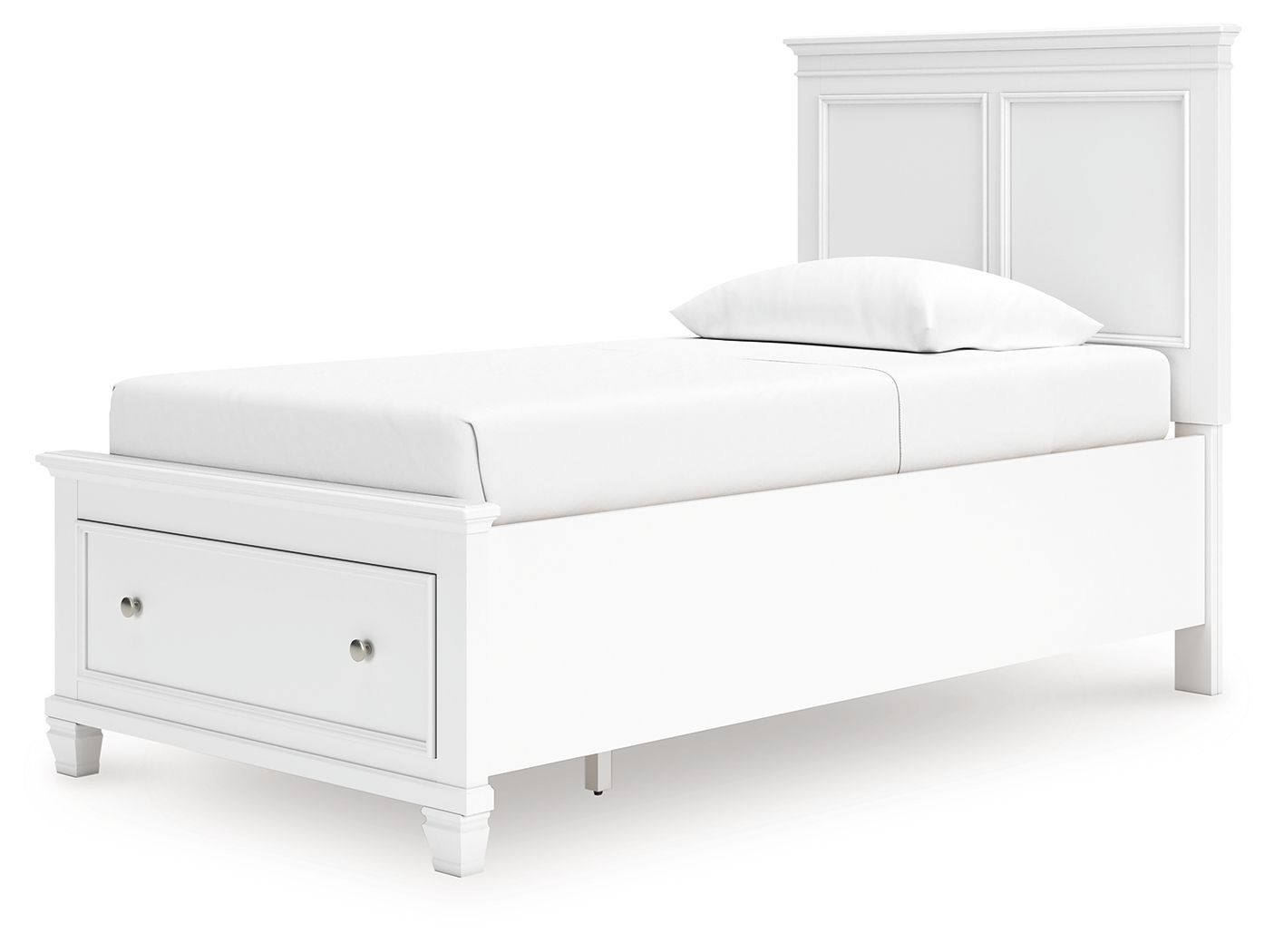 Fortman - Panel Bed, Full, White