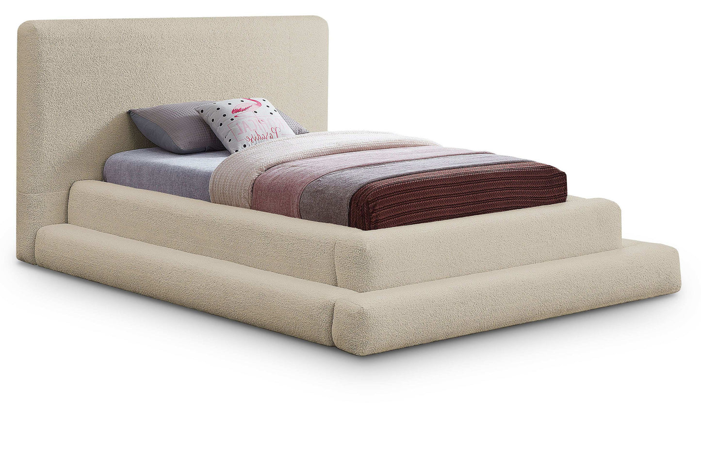Dane - Bed, Full, Beige