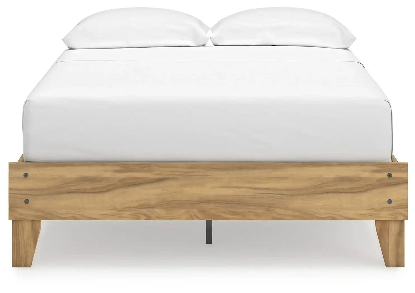 Bermacy - Platform Bed, Full, Light Brown