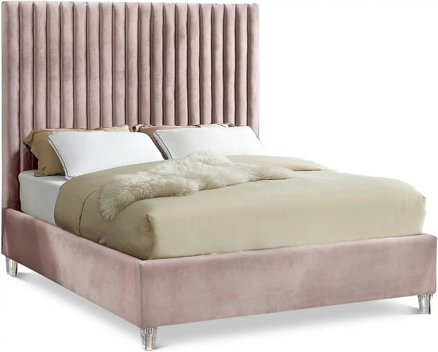 Candace - Bed, Full, Beige