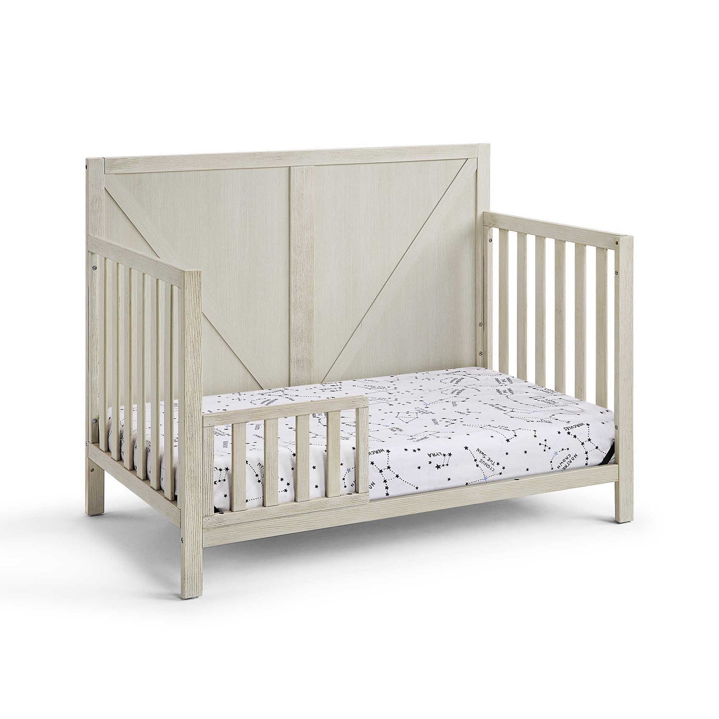 Barnside - 4-in-1 Convertible Crib, Gray