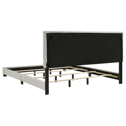 Dorian - Upholstered Panel Bed, Full, Black