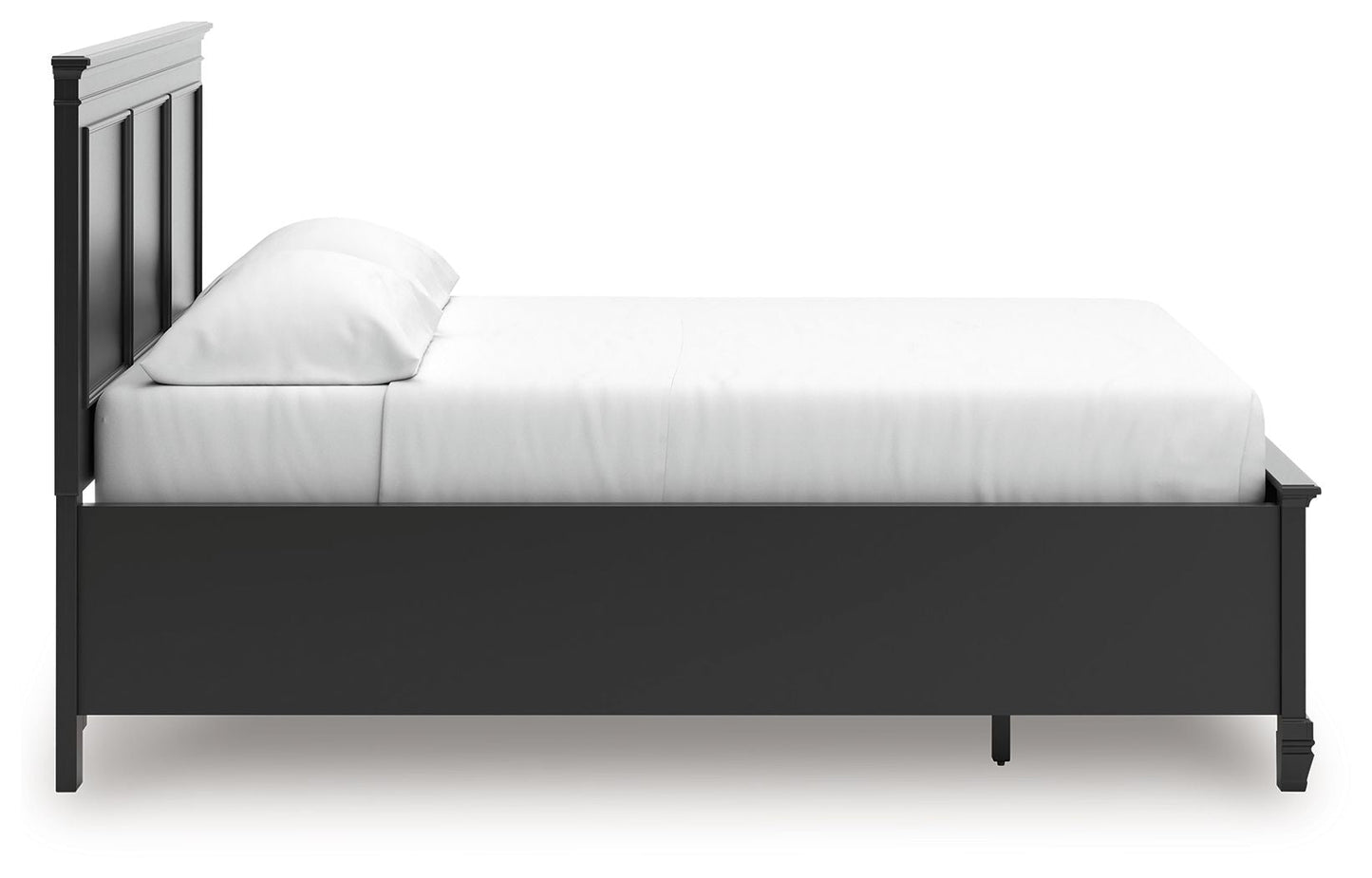 Lanolee - Panel Bed, Queen, Black