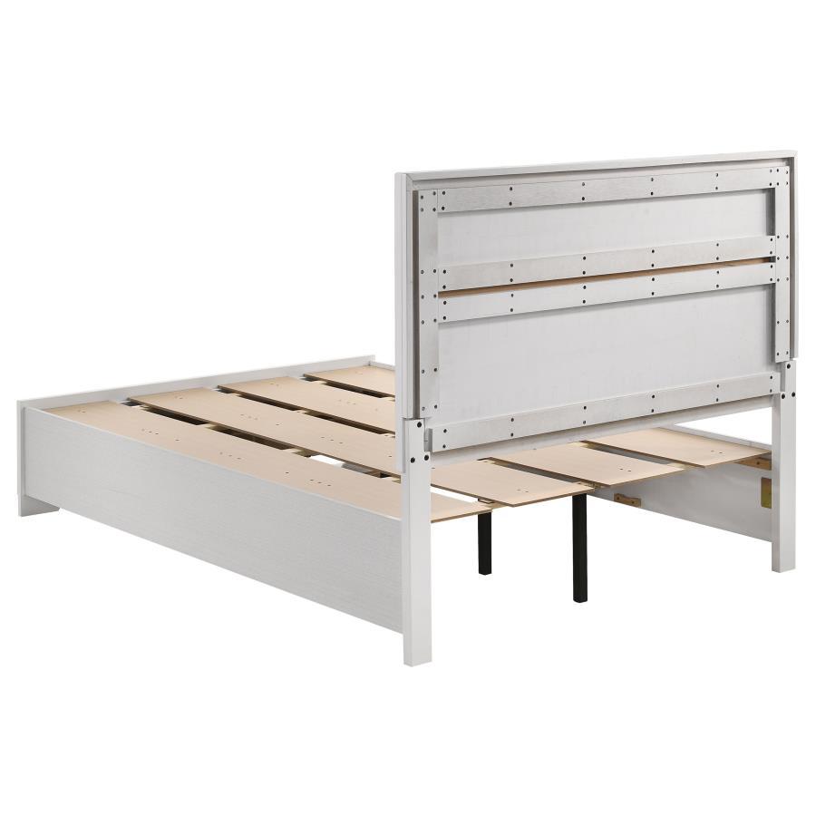 Miranda - Wood Storage Panel Bed, Full, White