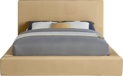 Dorian - Upholstered Bed, Full, Light Brown