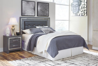 Lodanna - Upholstered Panel Bed, Queen, Gray