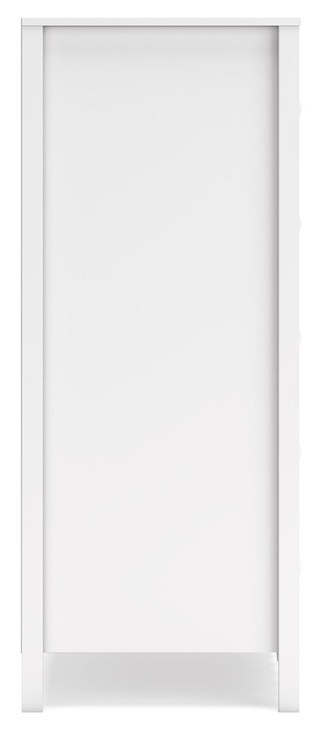 Hallityn - Five Drawer Chest - White