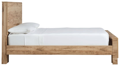 Hyanna - Panel Bed, Twin, Beige