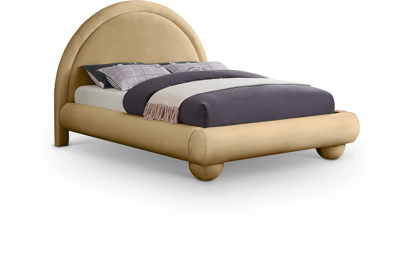 Madrid - Upholstered Bed, Full, Beige