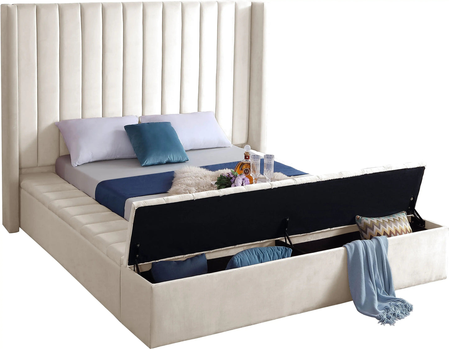 Kiki - Bed, King, Black