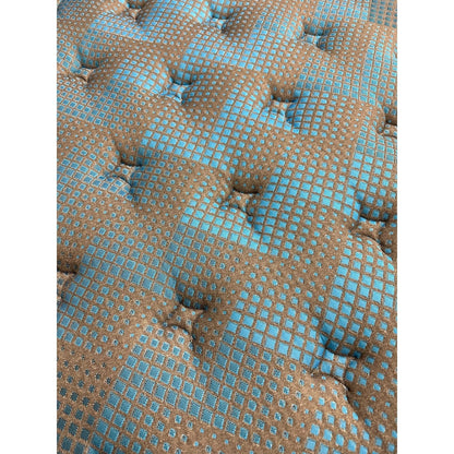 Comfort Care - 10 Twin Extra Long, Hybrid Euro Top Mattress Plush Comfort - Gray / Blue