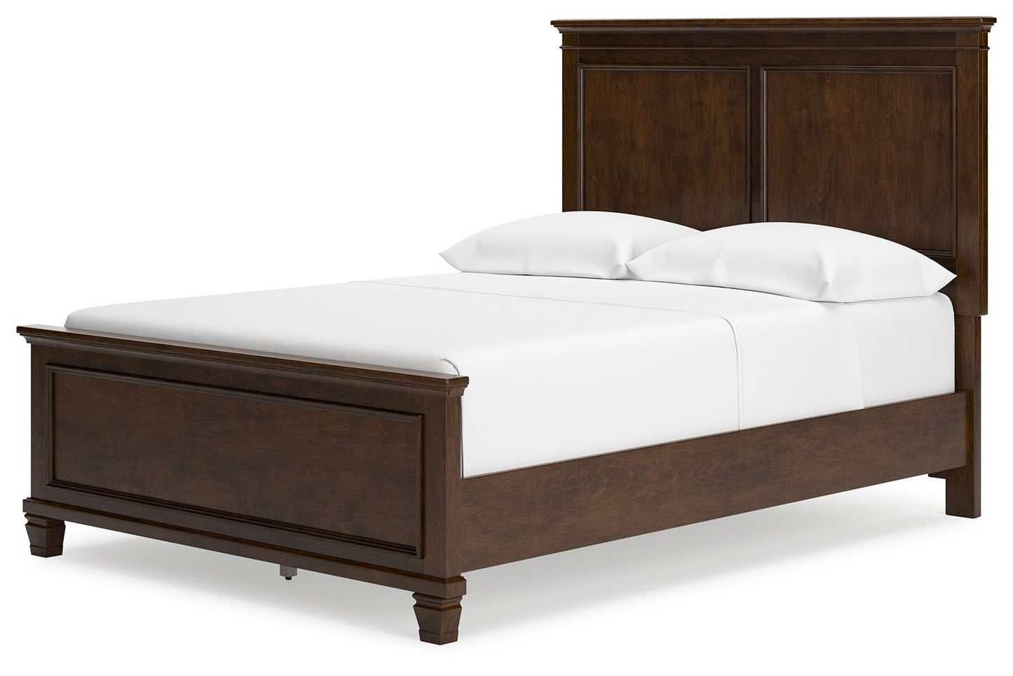 Danabrin - Panel Bed, Twin, Dark Brown