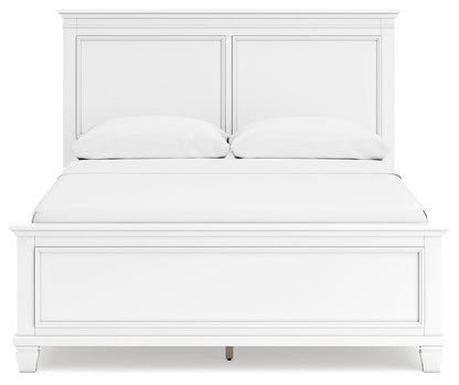 Fortman - Panel Bed, Full, White