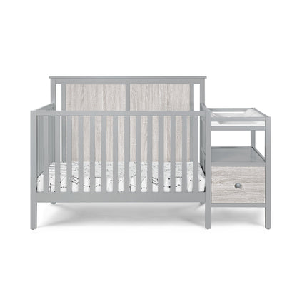 Connelly - 4-in-1 Crib and Changer Combo, White