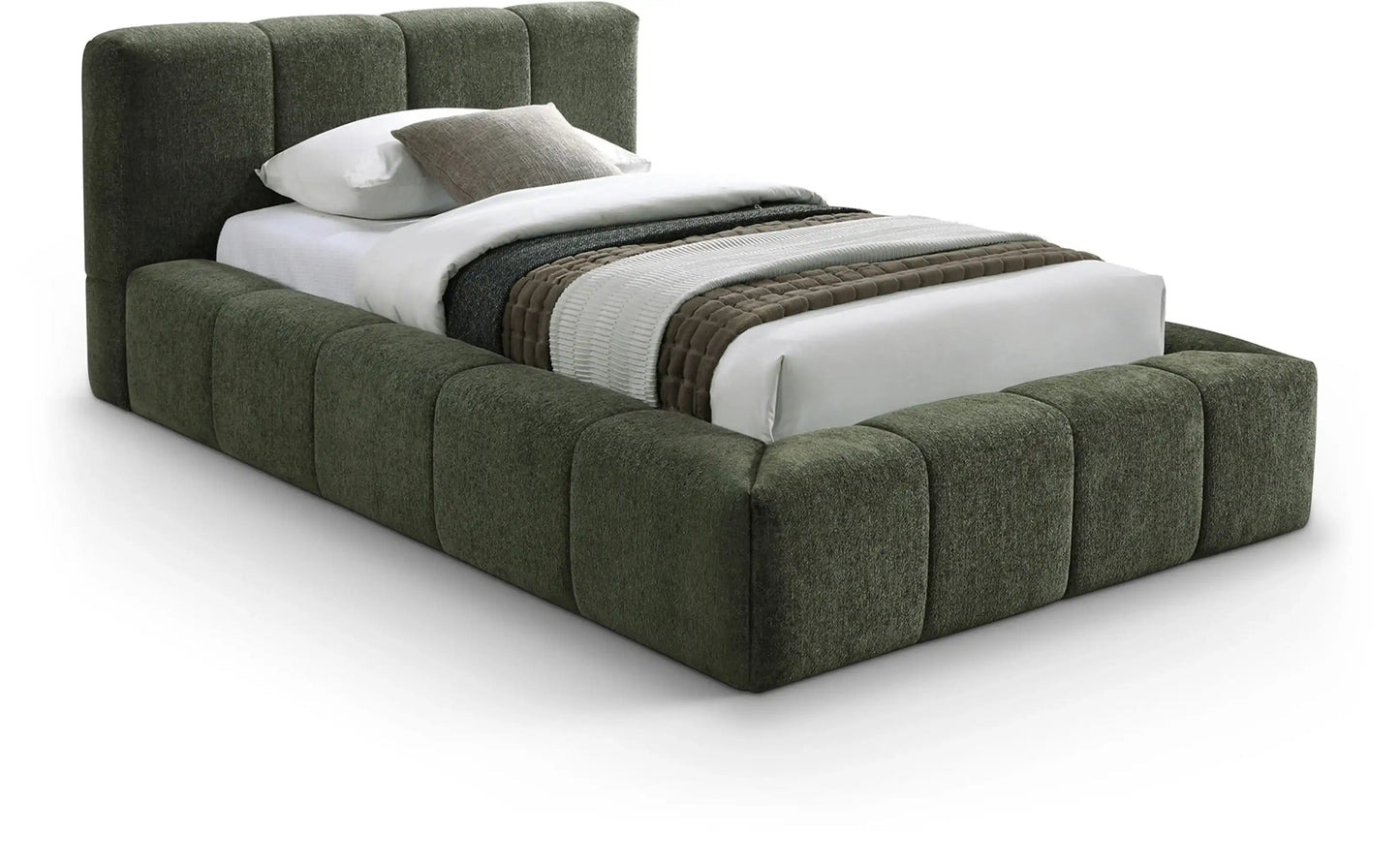 Carlin - Bed, Full, Beige
