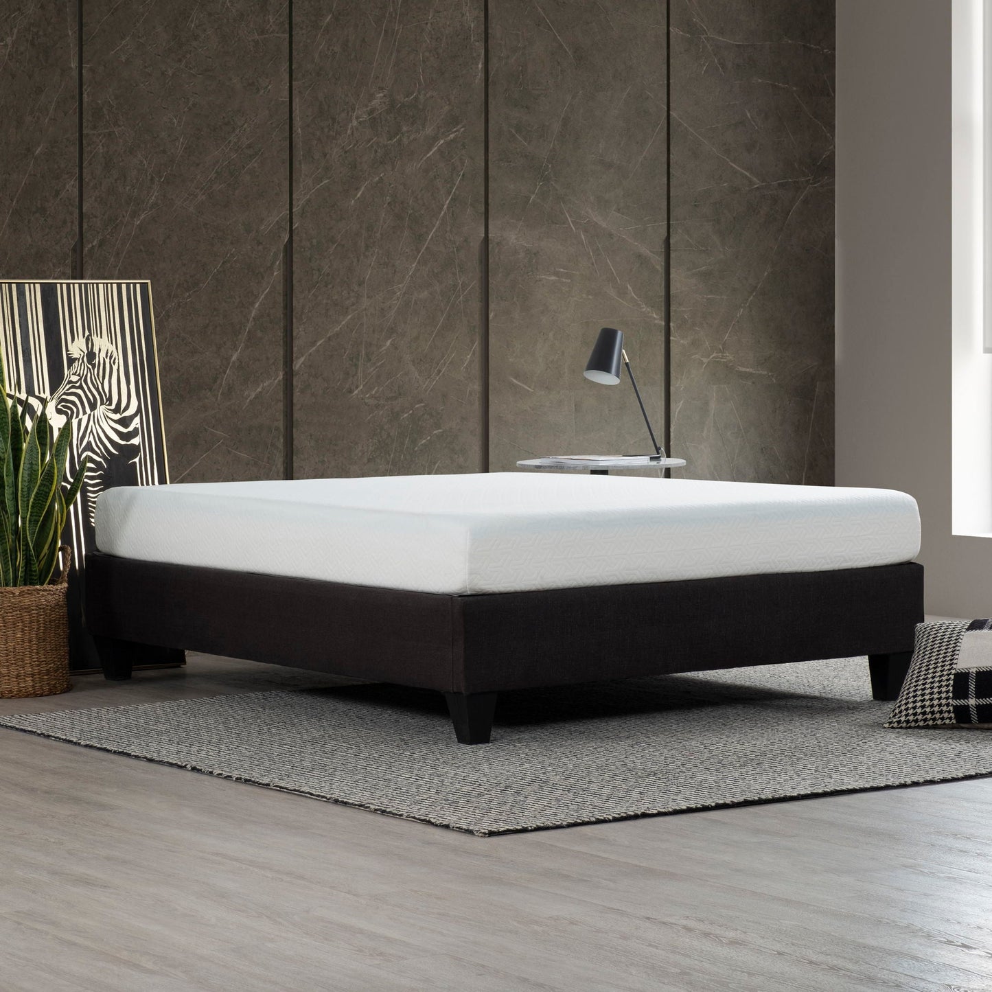 Modern Upholstered Platform Bed Frame