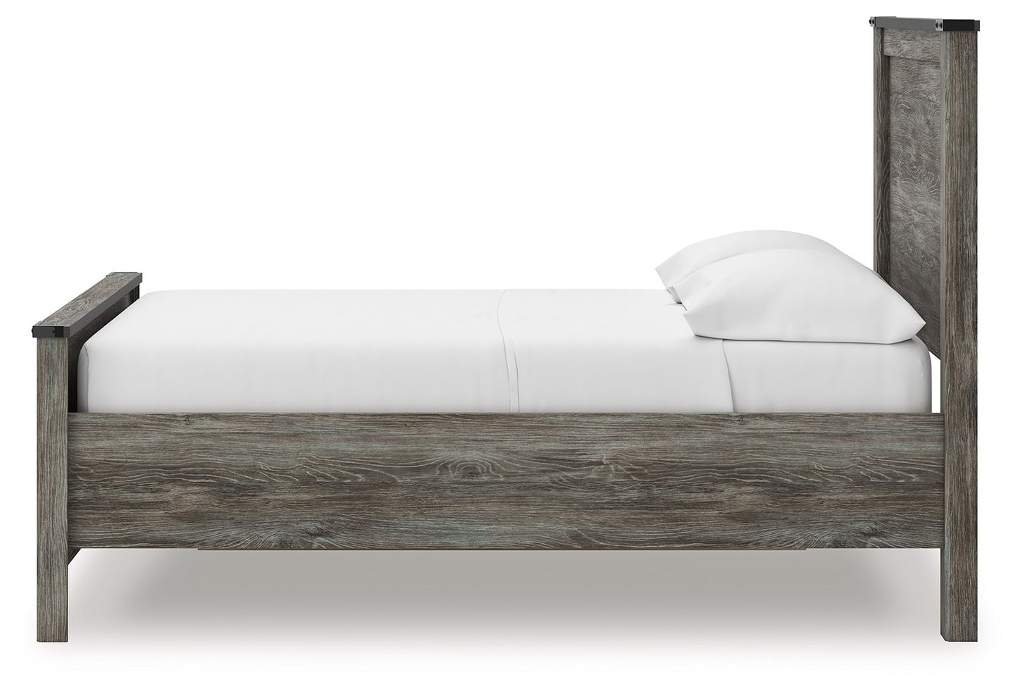 Frandern - Panel Bed, Full, Gray