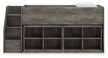 Frandern - Loft Bed, Twin, Gray