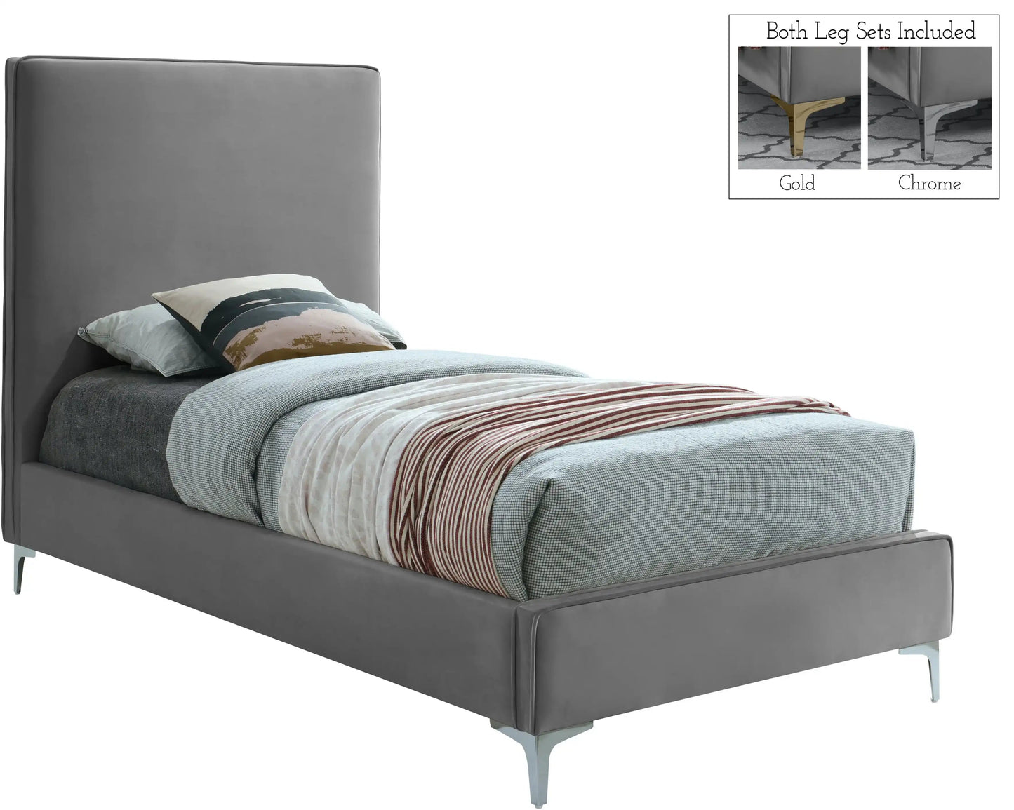 Geri - Bed, Full, Beige