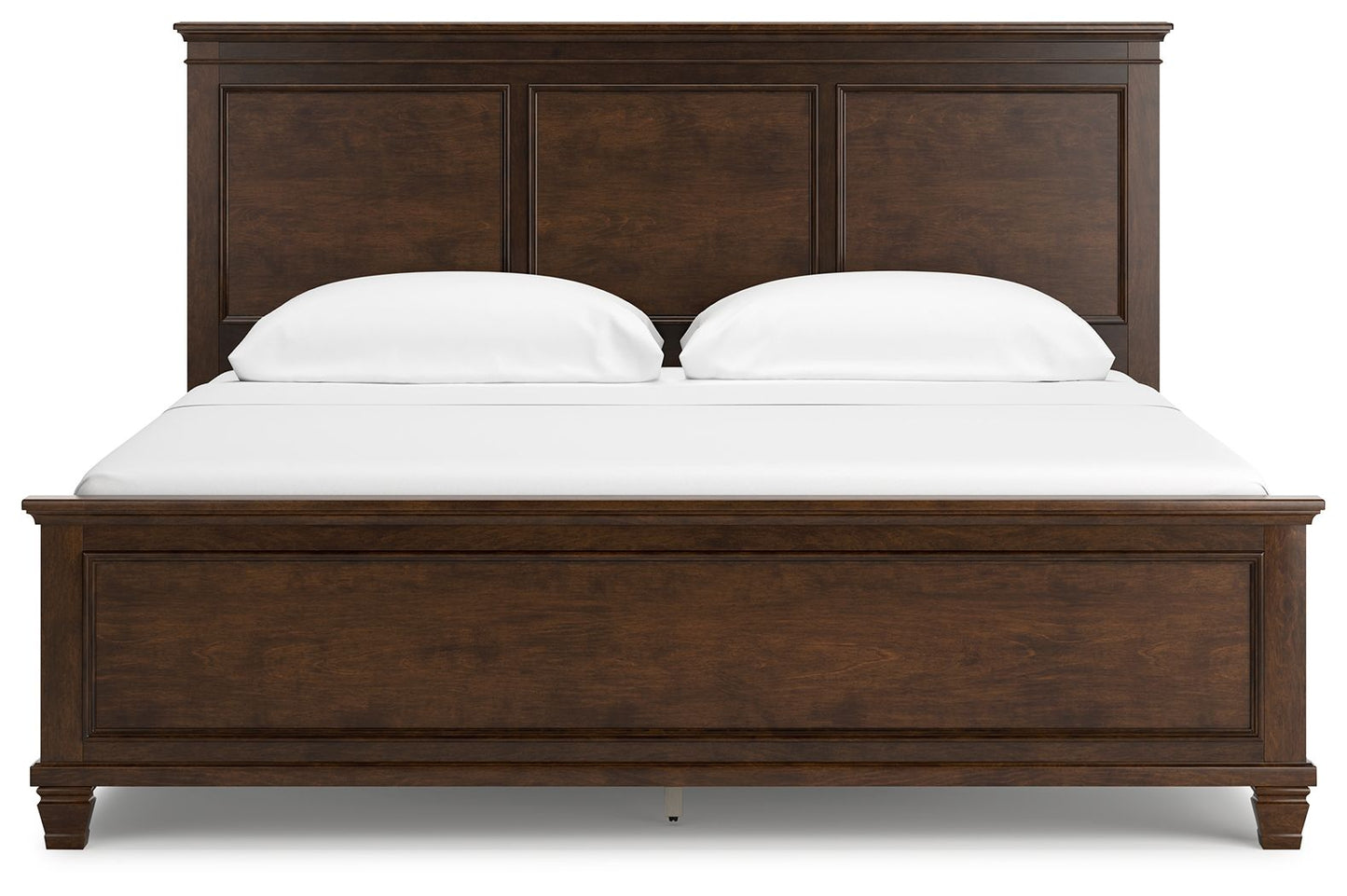 Danabrin - Panel Bed, Twin, Dark Brown