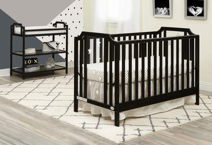 Celeste - 3-in-1 Convertible Island Crib, Black