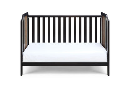 Brees Island - 3 In 1 Convertible Crib, Black