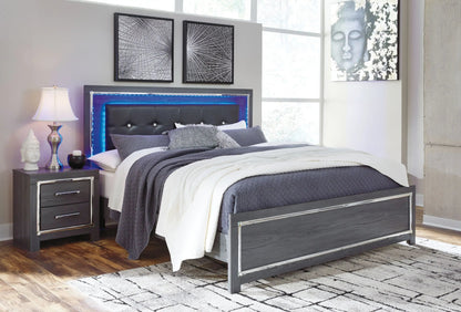 Lodanna - Panel Bed, Queen, Gray