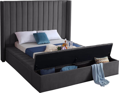 Kiki - Bed, King, Black