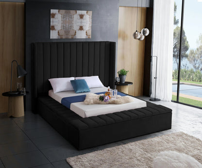 Kiki - Bed, King, Black